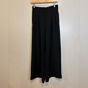 Elegant Black Wide-Leg Pantsuit